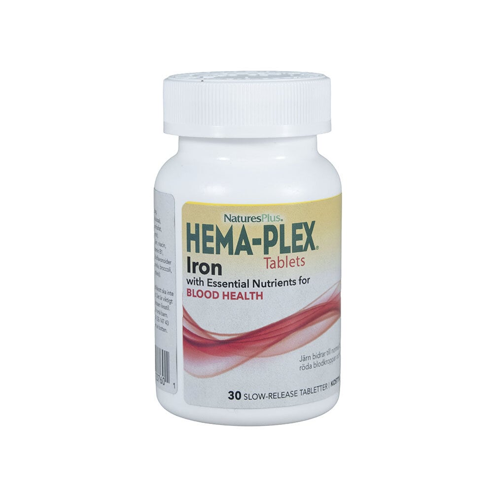 Hema-Plex 30 tablett från NaturesPlus – tabletter