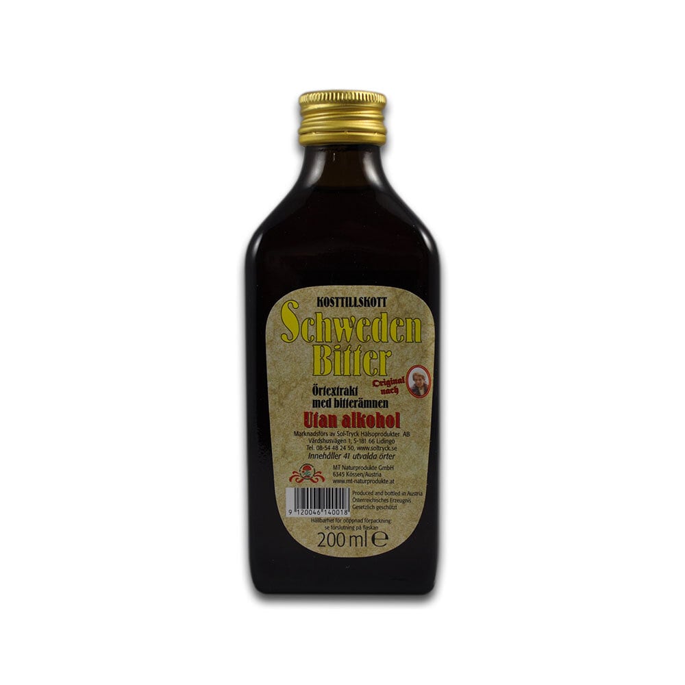 Schwedenbitter 200ml utan alkohol från Maria Treben – vätskor