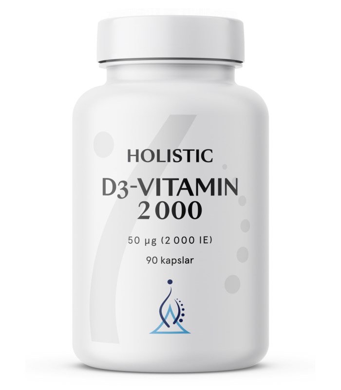 Holistic D3-vitamin 2000 IE från Holistic – kapslar