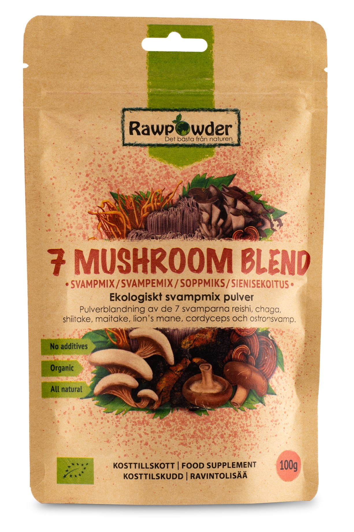 Rawpowder 7 Mushroom Blend från RawPowder – pulver