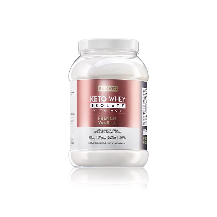 KETO Whey + MCT 800 g från BeKeto – pulver