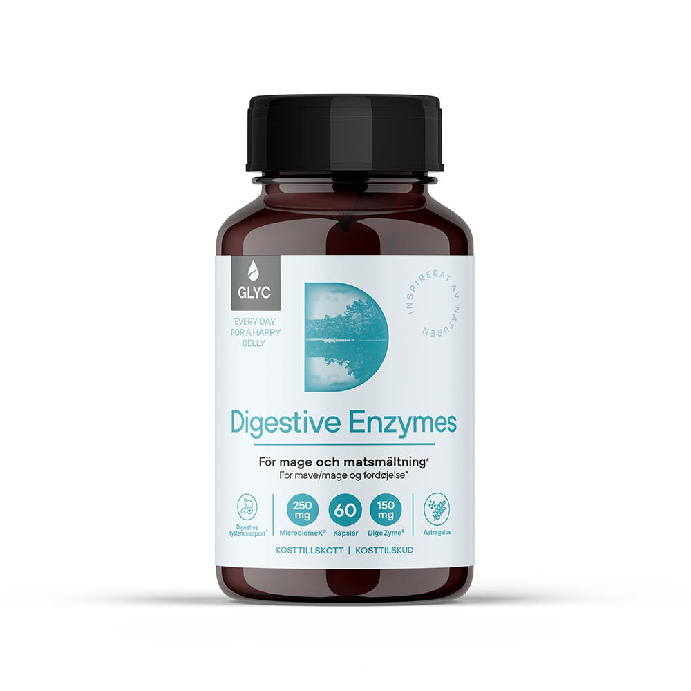 Digestive Enzymes 60 kapslar från Glyc – kapslar