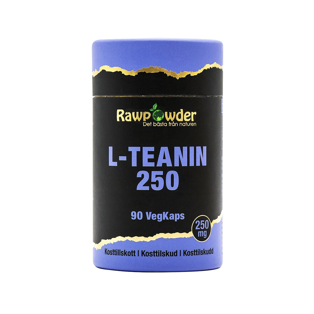 L-Teanin 250mg 90 kapslar från Rawpowder – kapslar