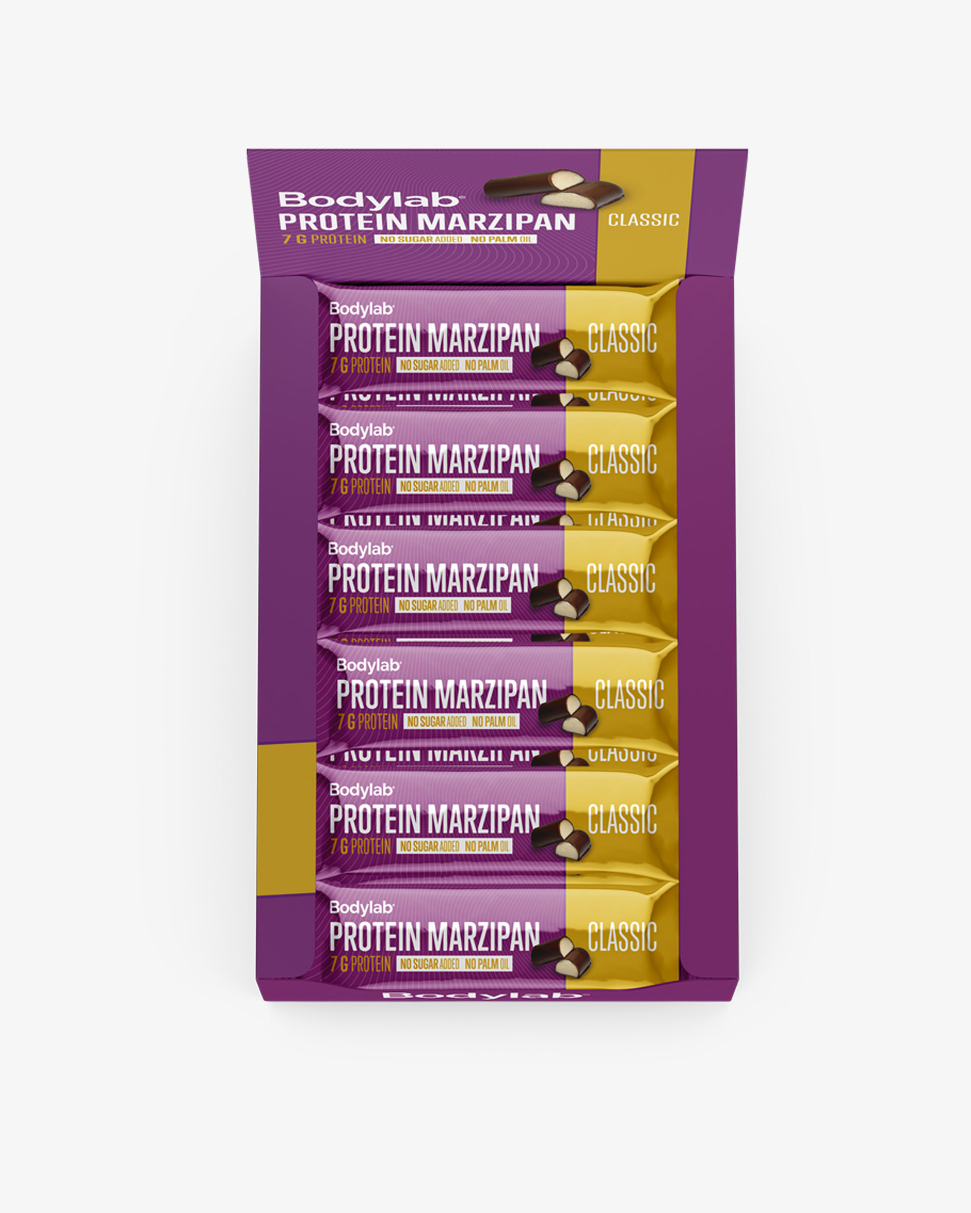 Protein Marzipan Classic - 12st hel låda från Bodylab – bar