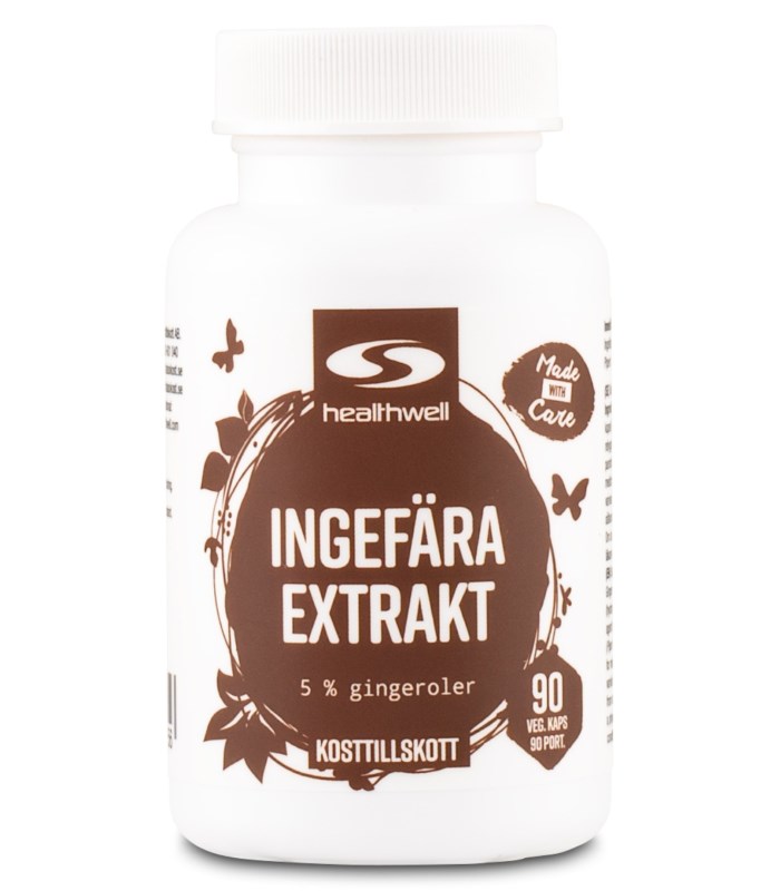 Healthwell Ingefära Extrakt från Healthwell – kapslar