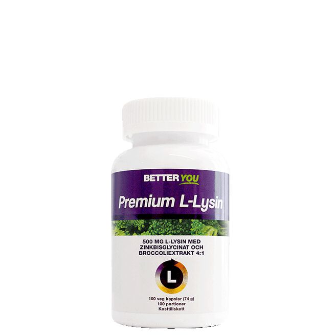 Premium L-Lysin 100 kapslar från Better You – kapslar