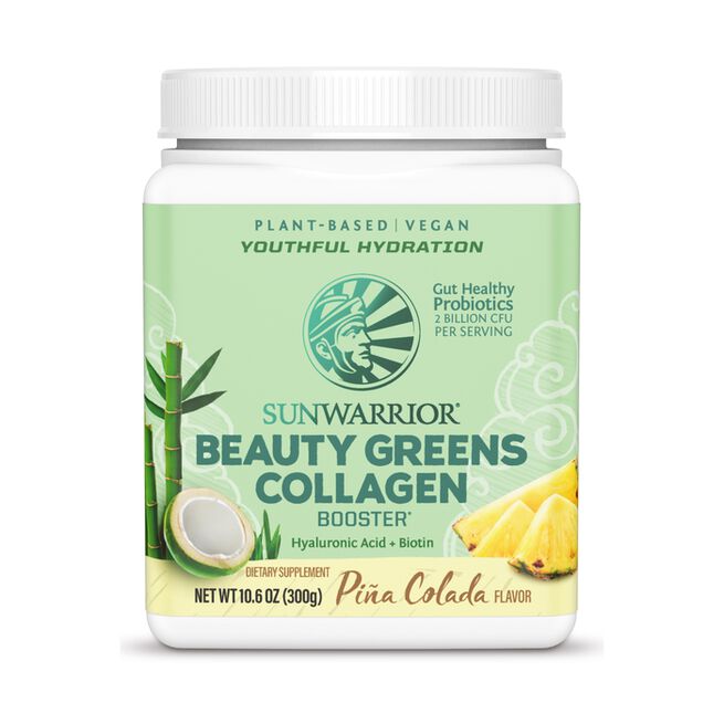 Beauty Greens Collagen Booster 300 g från Sunwarrior – pulver