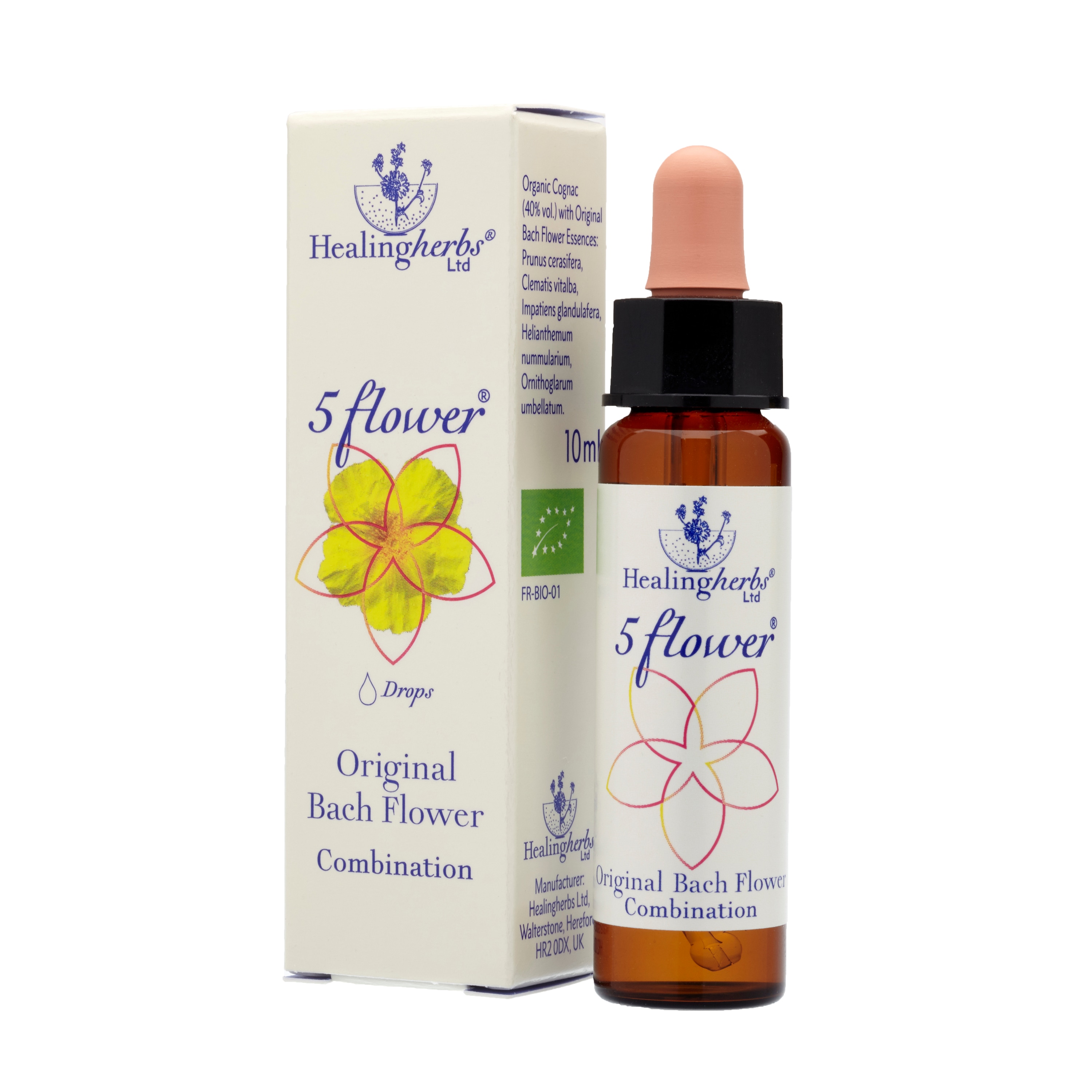 Räddningsdroppar 5 Flower 10ml från Healingherbs – vätskor