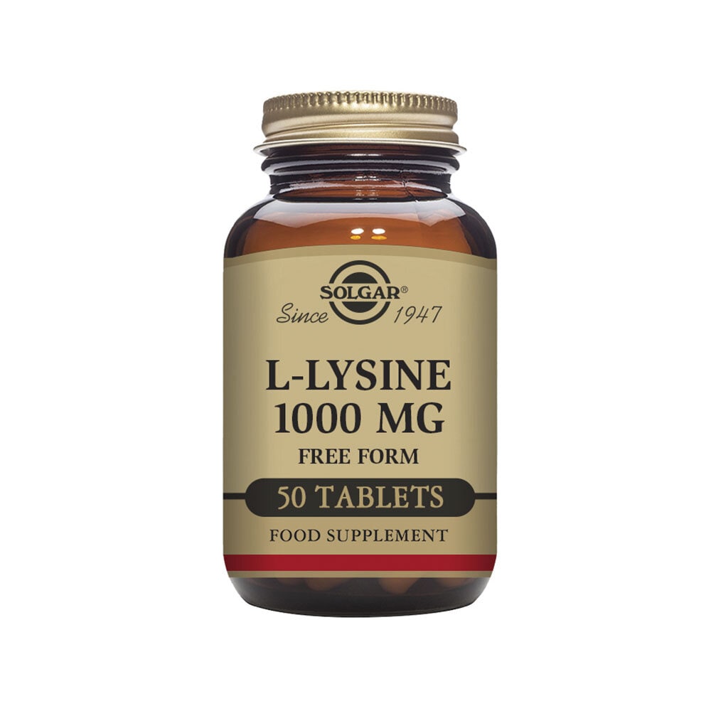 L-Lysine 1000 mg 50 tabletter från Solgar – tabletter