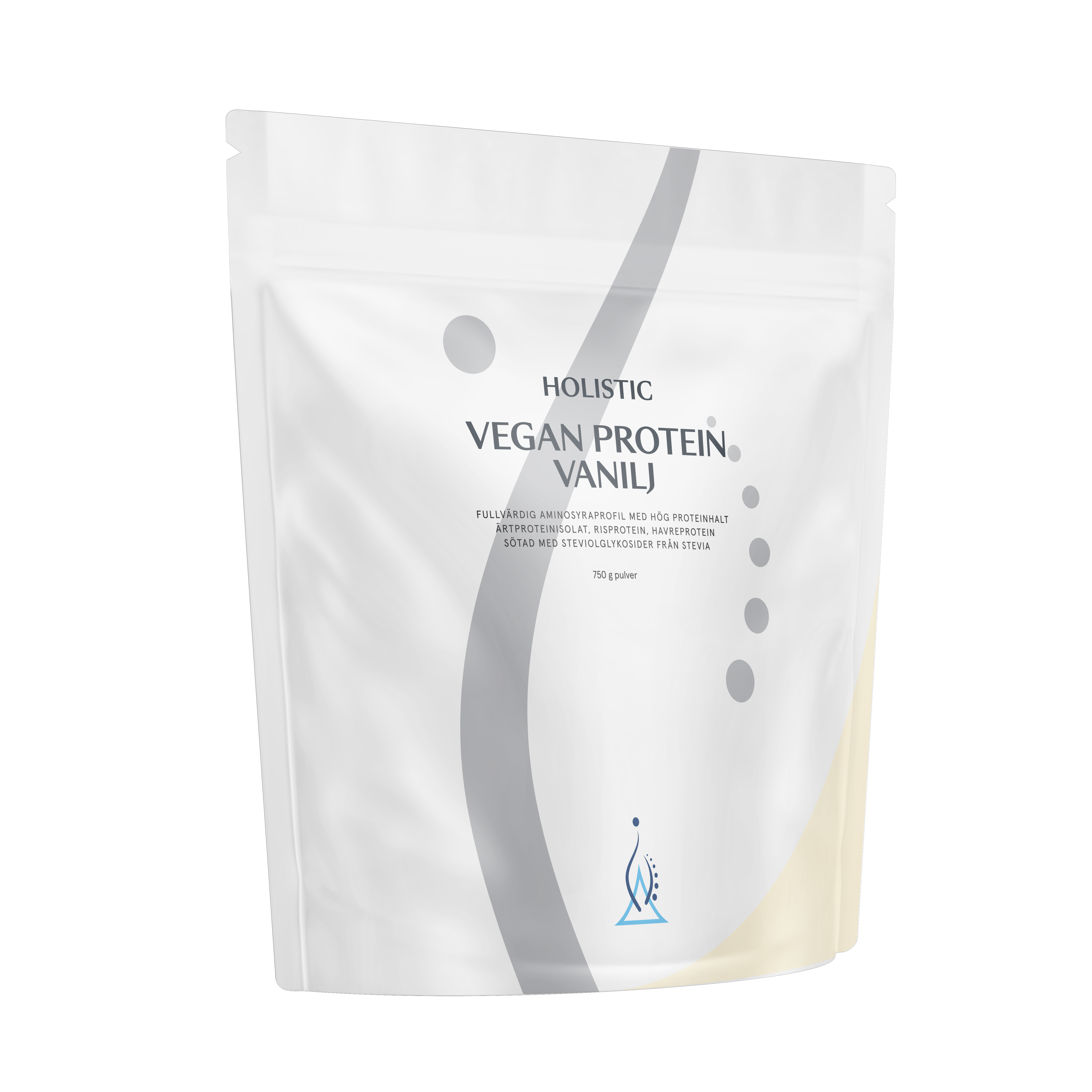 Vegan protein vanilj 750g från Holistic – pulver
