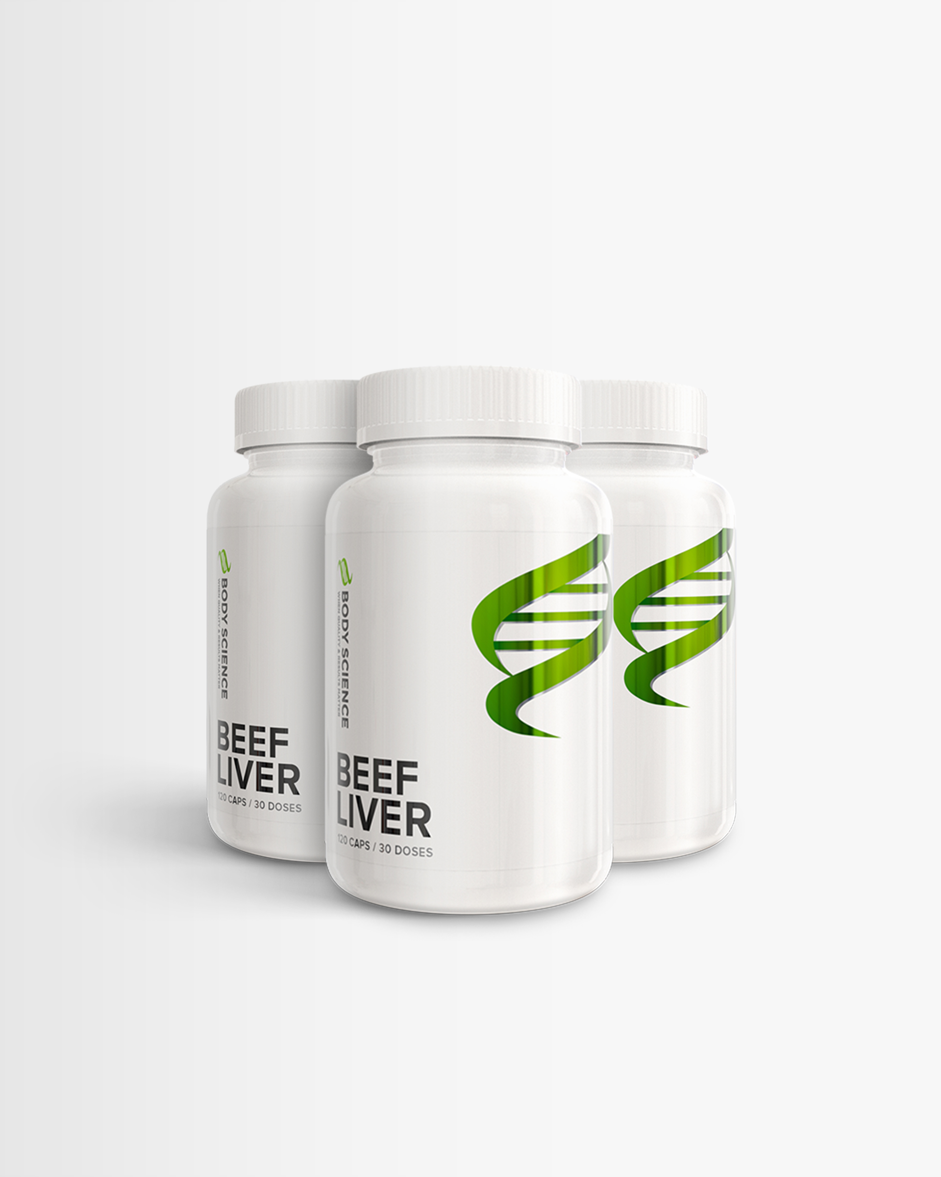 3 st Beef Liver från Body Science – kapslar