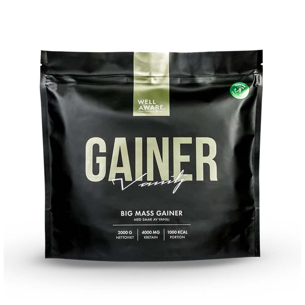 Gainer Vanilj 2kg från WellAware – pulver
