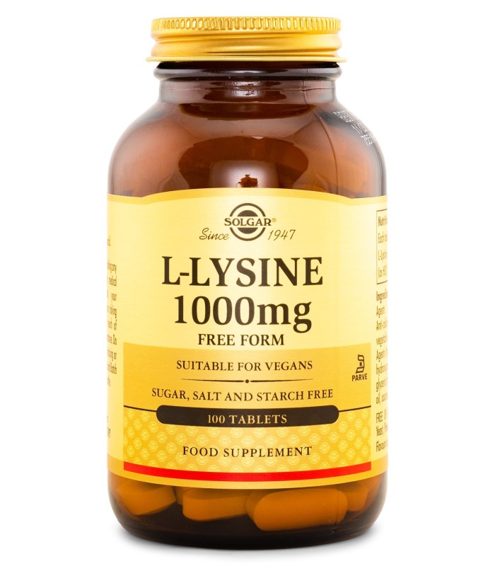 Solgar L-Lysine 1000 mg från Solgar – tabletter