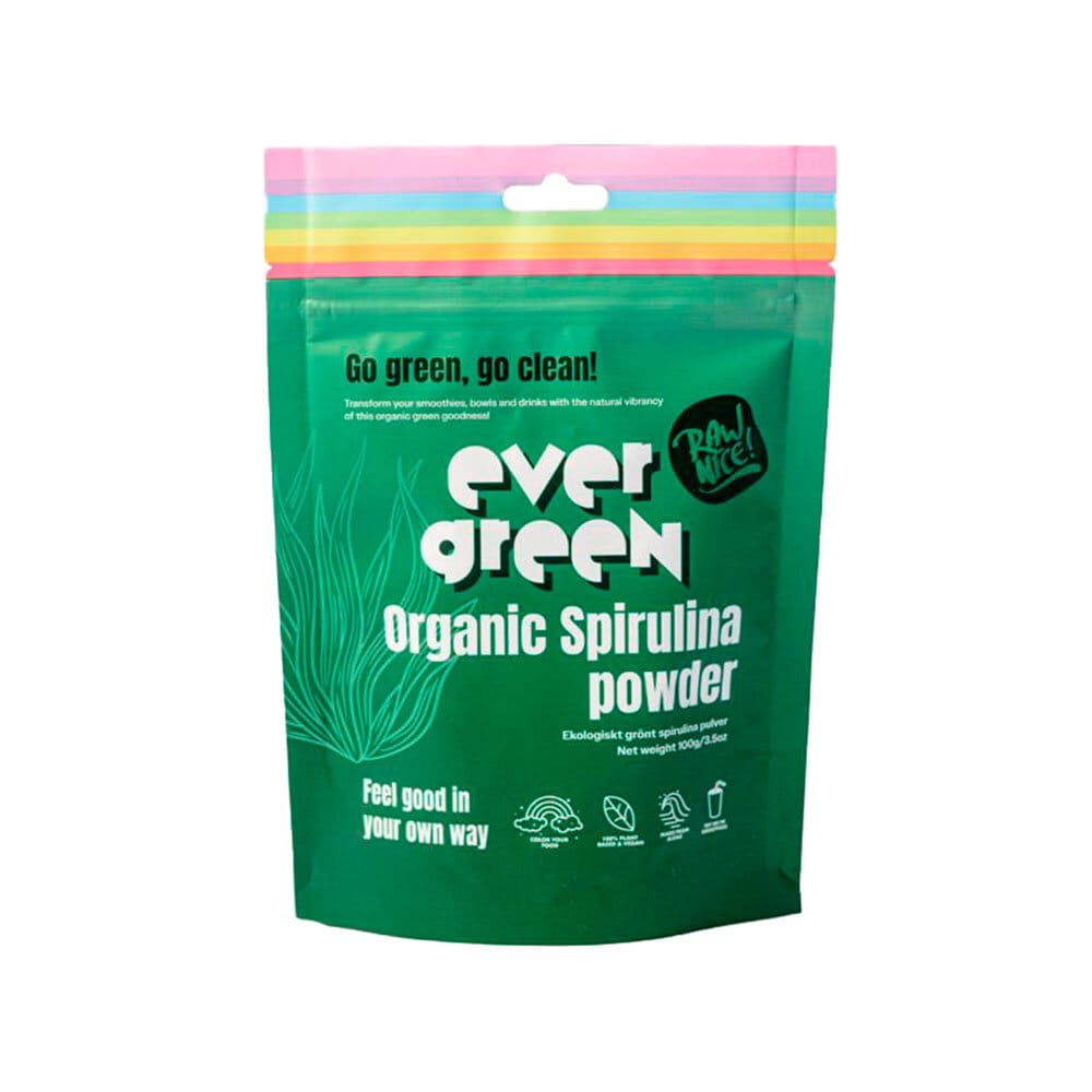 Organic Green Spirulina 500g från Rawnice – pulver