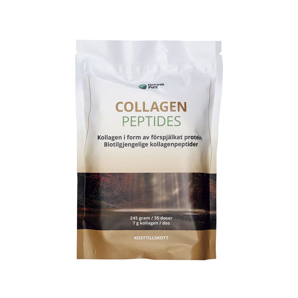 Collagen Peptides 245g från Natures Pure – pulver