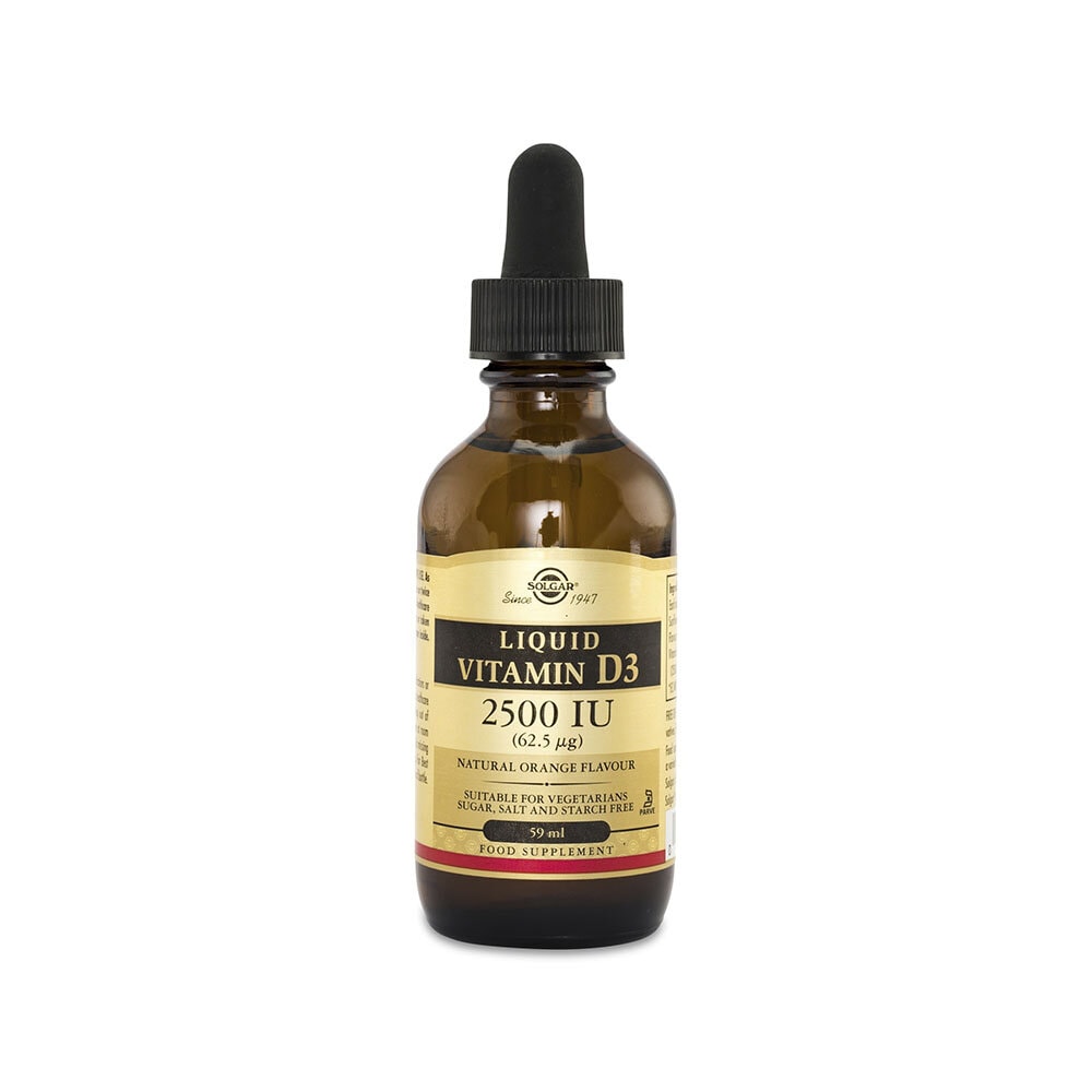 Vitamin D3 Liquid 2500 IU 59 ml från Solgar – vätskor