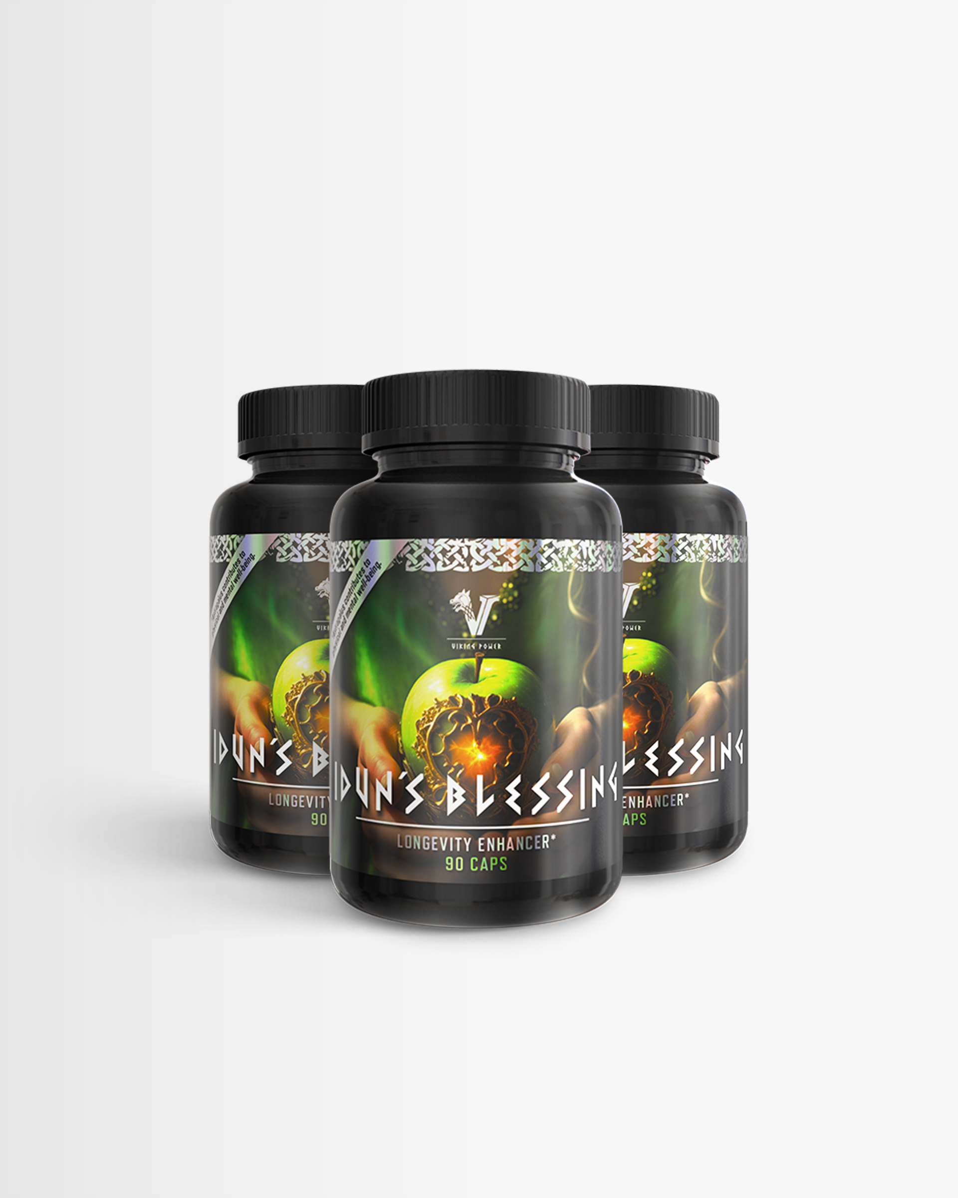 3 st Idun's Blessing - Premium NAD+ från Viking Power – kapslar