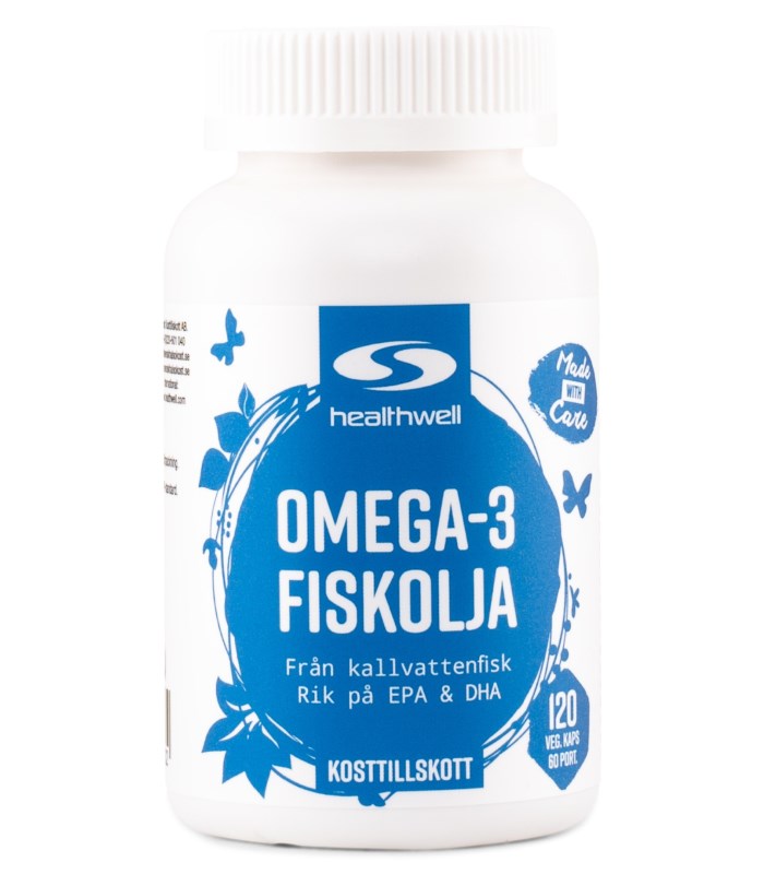 Healthwell Omega-3 Fiskolja från Healthwell – kapslar