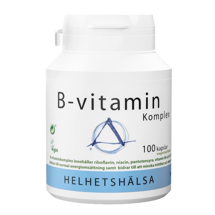 Helhetshälsa B-vitaminkomplex 100 kapslar  från Helhetshälsa – kapslar