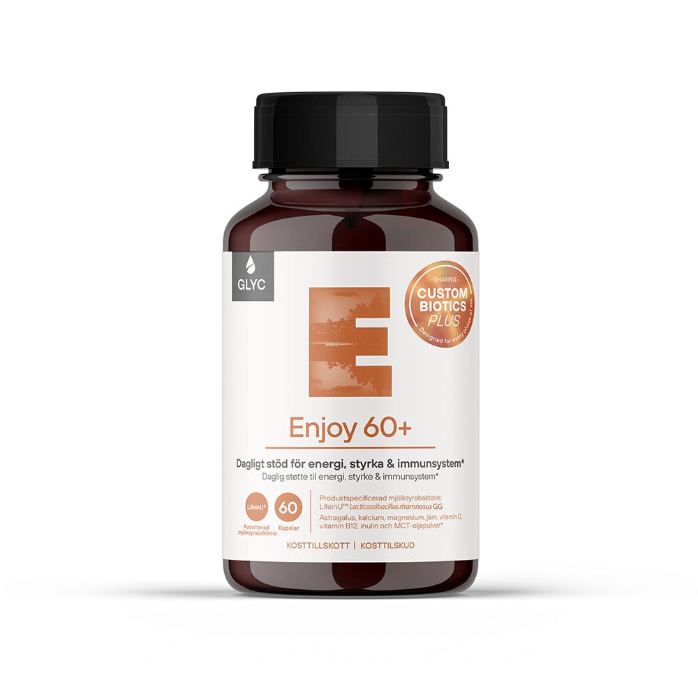 Glyc Custom Biotics Plus Enjoy 60+ 60 kapslar från Glyc – kapslar