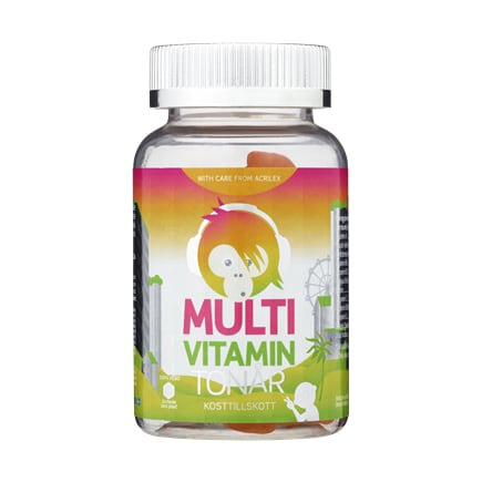 Multivitamin Tonår 60 tuggtabletter från Monkids – tabletter