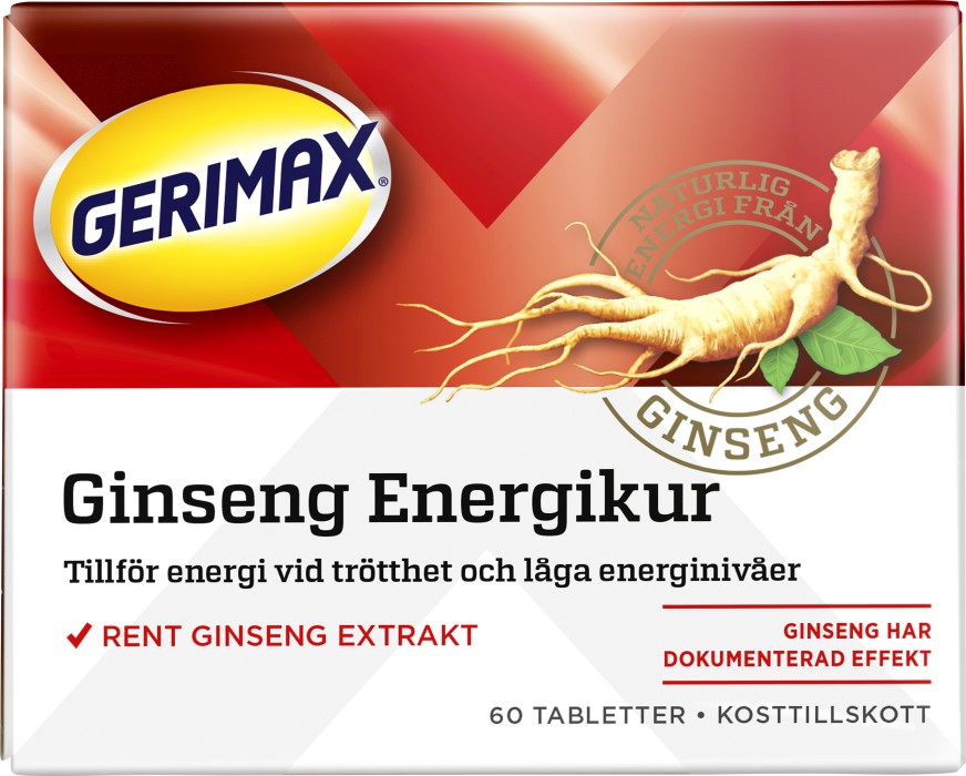 Gerimax Ginseng 60 tabletter från Gerimax – tabletter