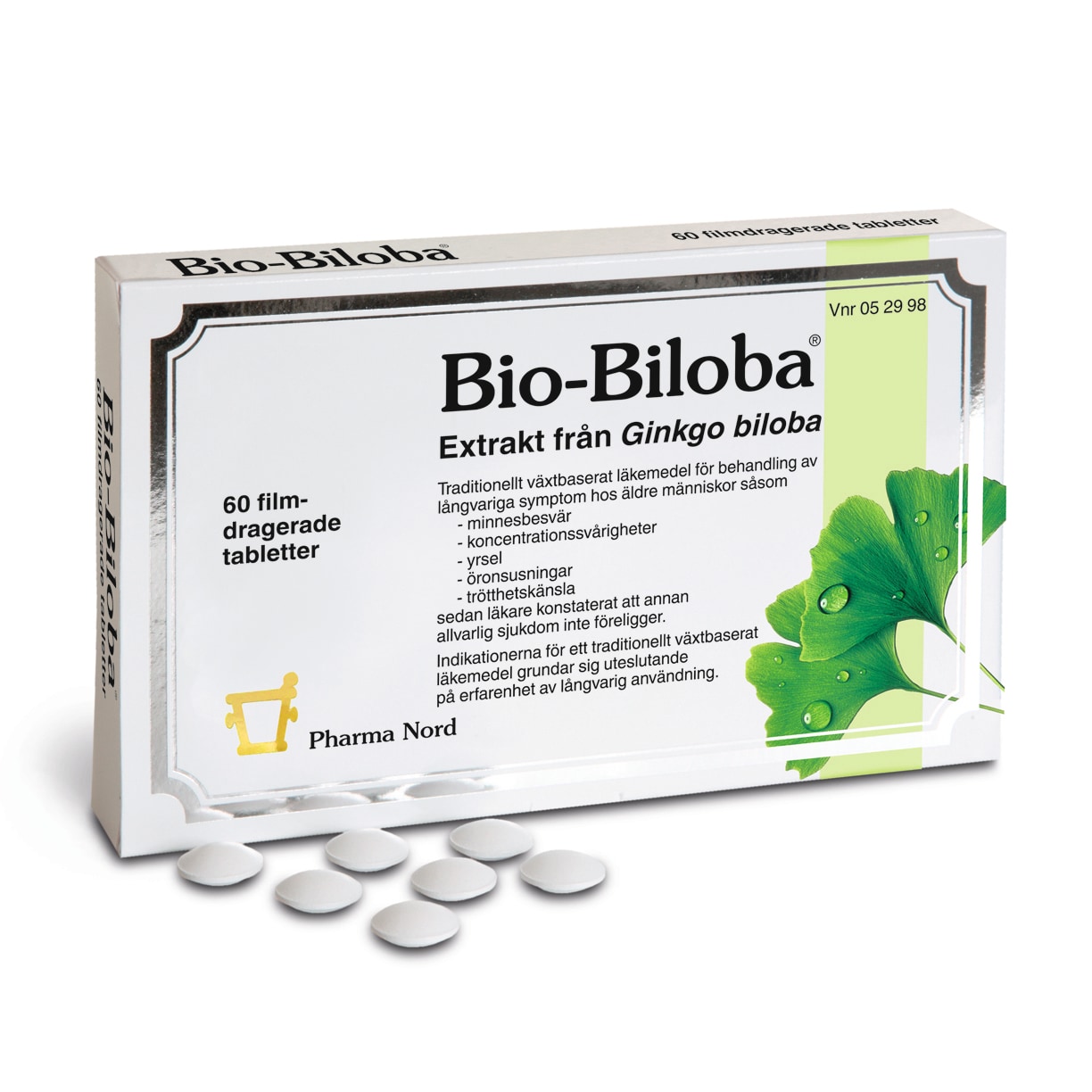 Bio-biloba 60 tabletter från Pharma Nord – tabletter