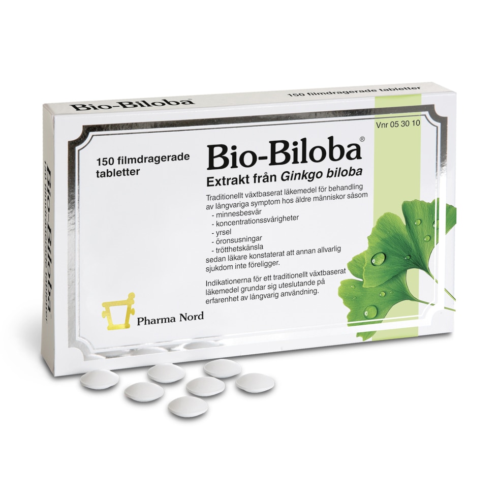 Bio-biloba 150 tabletter från Pharma Nord – tabletter