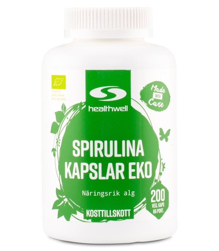 Healthwell Spirulina Kapslar EKO från Healthwell – kapslar
