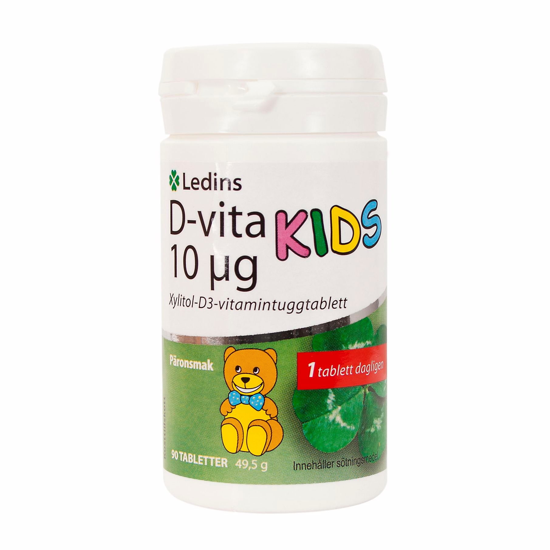 D-Vitamin Kids 10ug 90 tabletter från Ledins – tabletter
