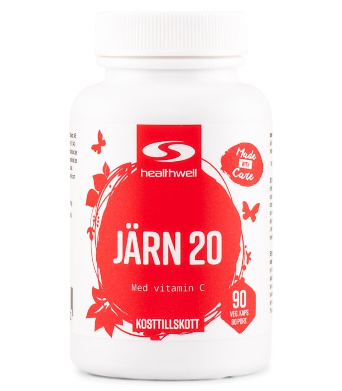 Healthwell Järn 20 från Healthwell – tabletter