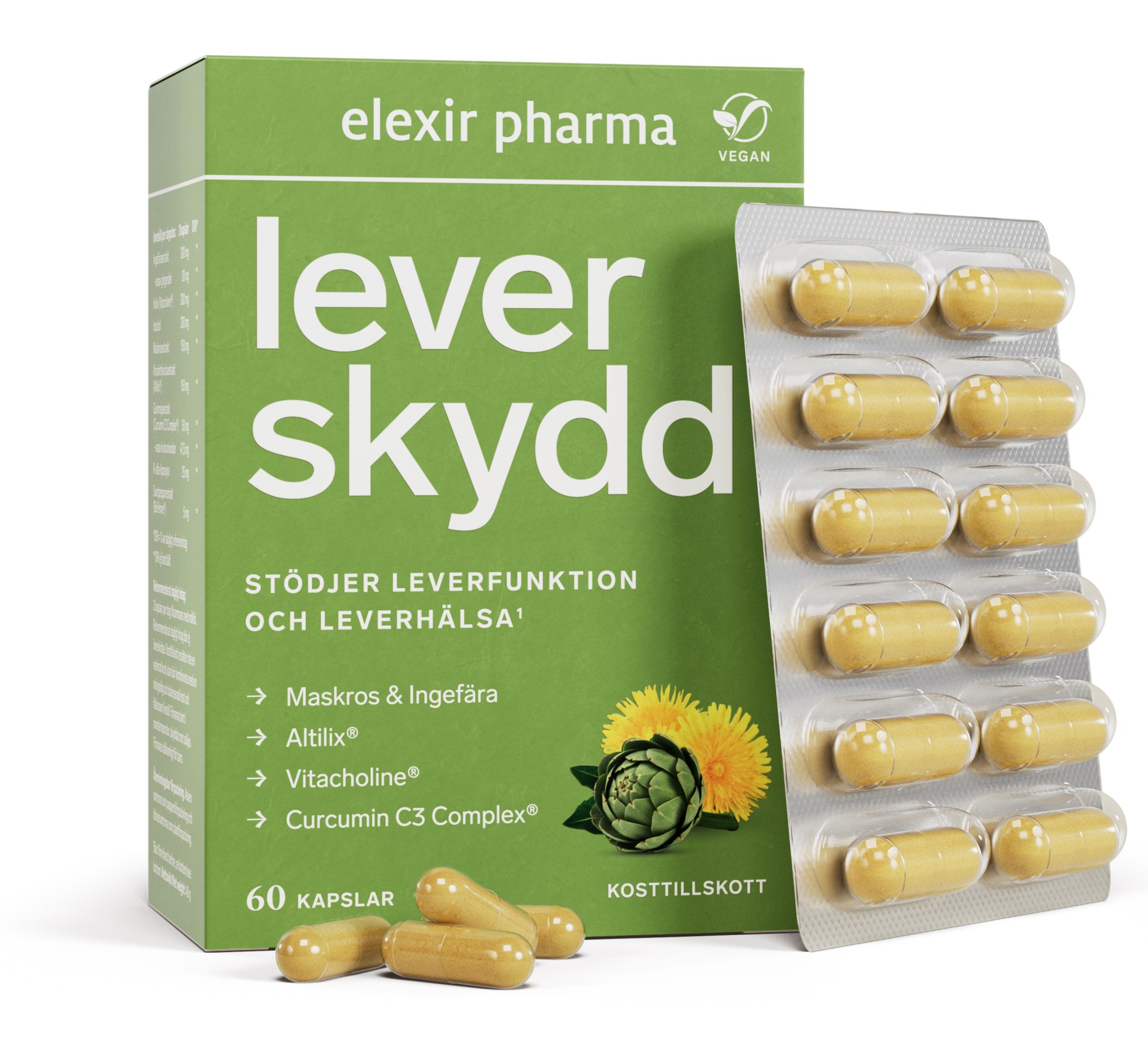 Elexir Pharma Leverskydd från Elexir Pharma – kapslar