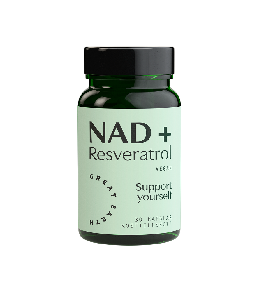 NAD+ Resveratrol från Great Earth – kosttillskott