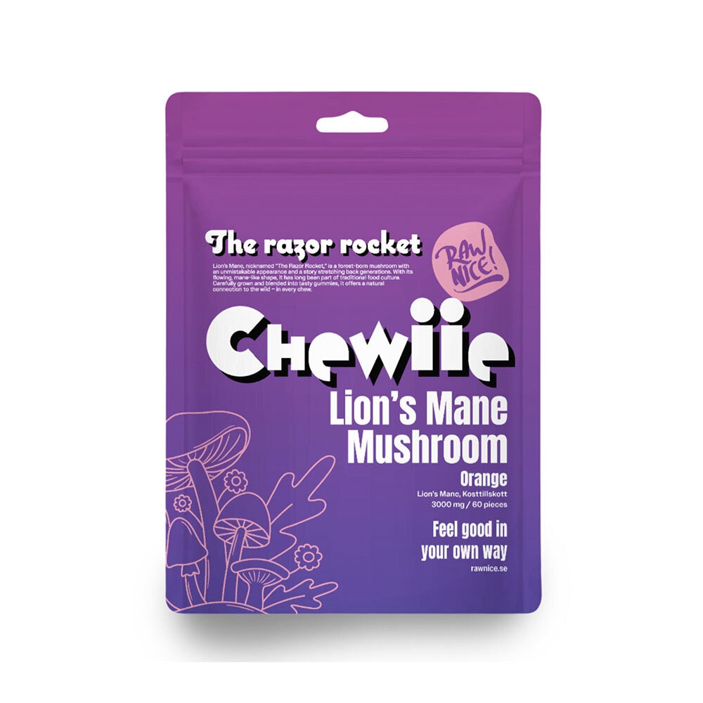 Chewiie Mushroom Gummies - Lion'a Mane från Rawnice – gel