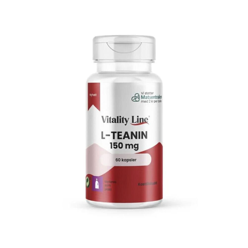 L-teanin 60 kapslar från Vitality Line – kapslar