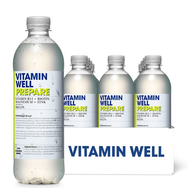 12 x Vitamin Well Vitamindryck 500ml från Vitamin Well – vätskor