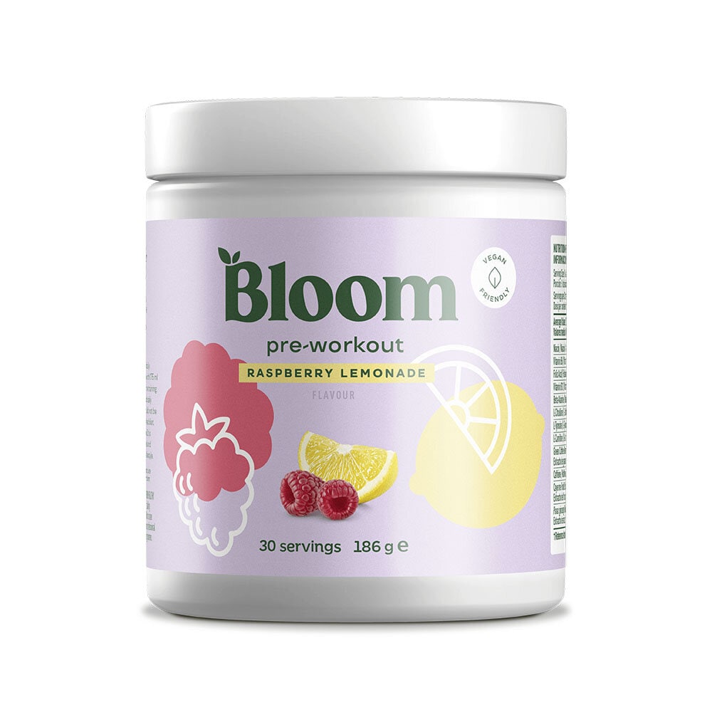PWO Raspberry Lemonade 180g från Bloom – pulver