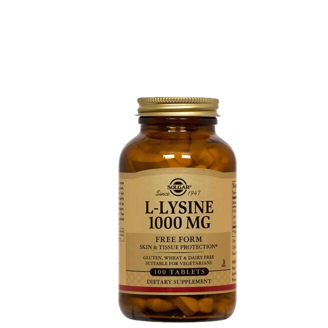 L-lysine 1000 mg 100 tabletter från Solgar – tabletter