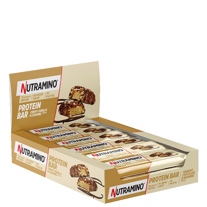 12 x ProteinBar Crispy 55 g från Nutramino Fitness Nutrition – bar