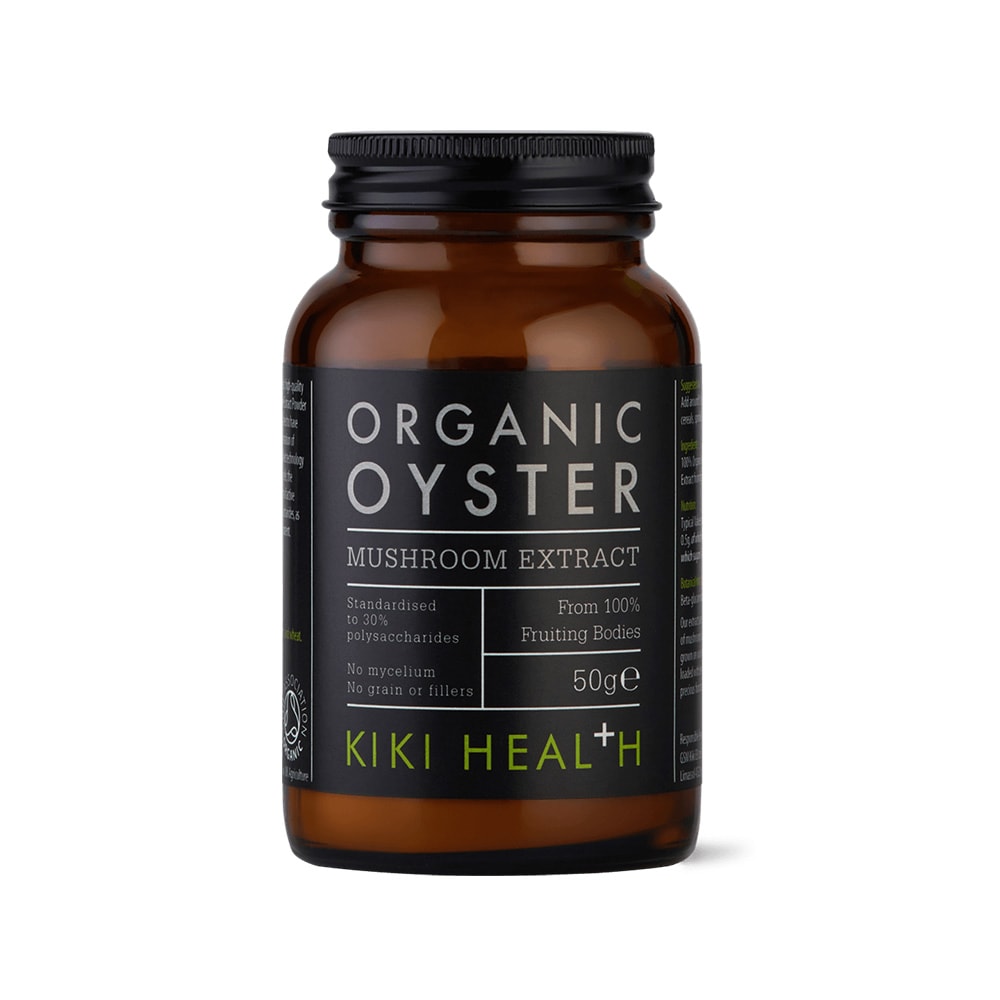 Organic Oyster Extract Mushroom Pulver 50g från Kiki Health – pulver