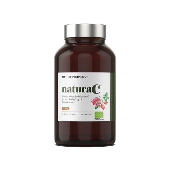 natura-C® Ekologiskt wholefood C-vitamin 90 kapslar från Nature Provides – kapslar