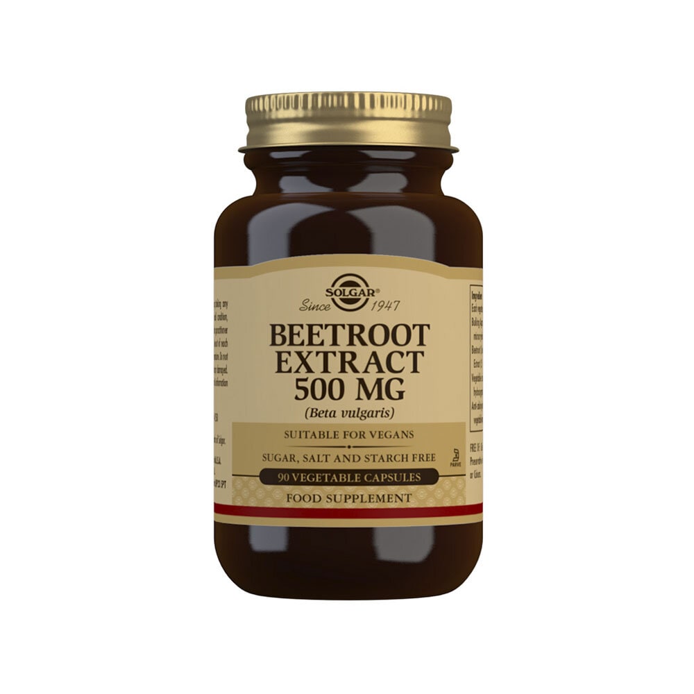 Beetroot Extract 500 mg 90 kapslar från Solgar – kapslar