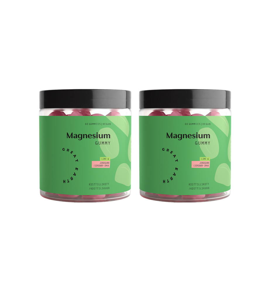 Magnesium gummy - 2 pack från Great Earth – gel