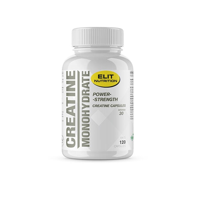 ELIT 100% Creatine Monohydrate 120 caps från Elit Nutrition – kapslar