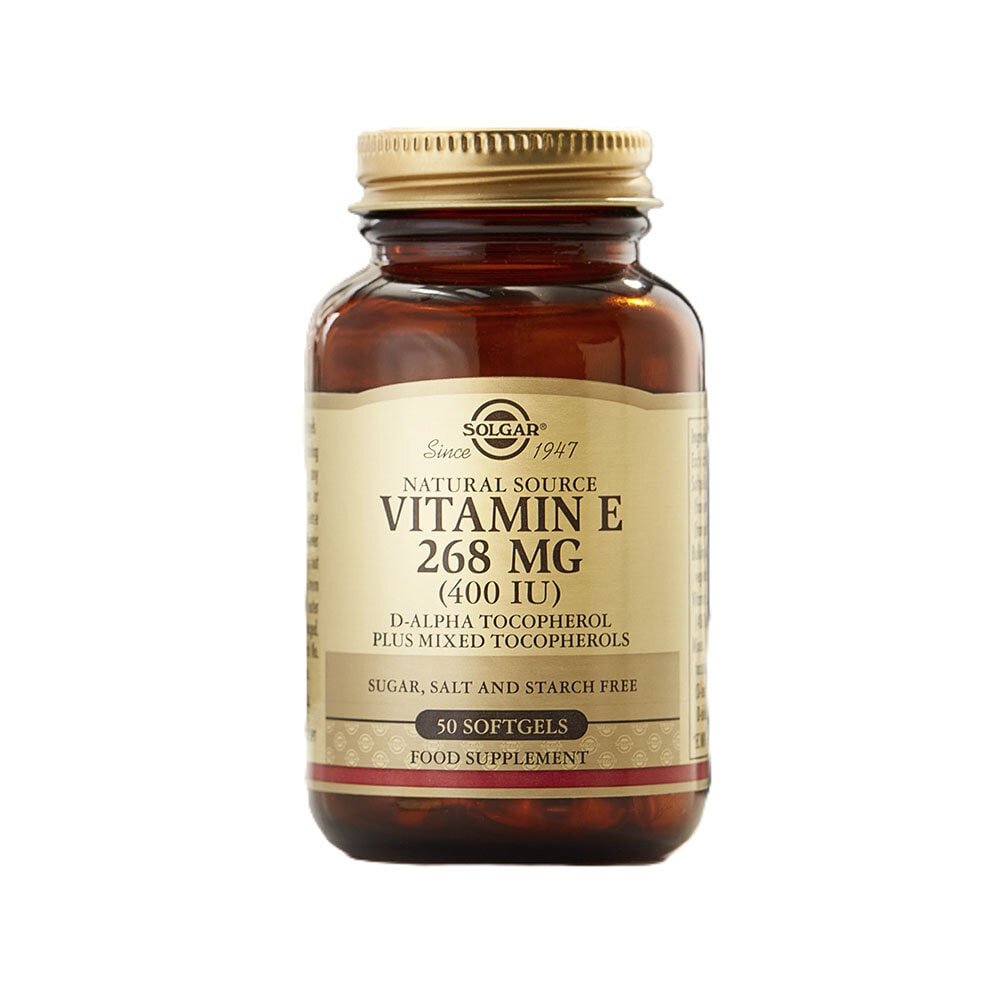Vitamin E 400 IU Mixed 50 mjuka kapslar från Solgar – kapslar