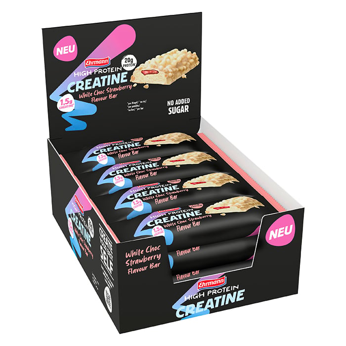 High Protein Creatine Bar Proteinbar 12 x 60 g från Ehrmann – bar
