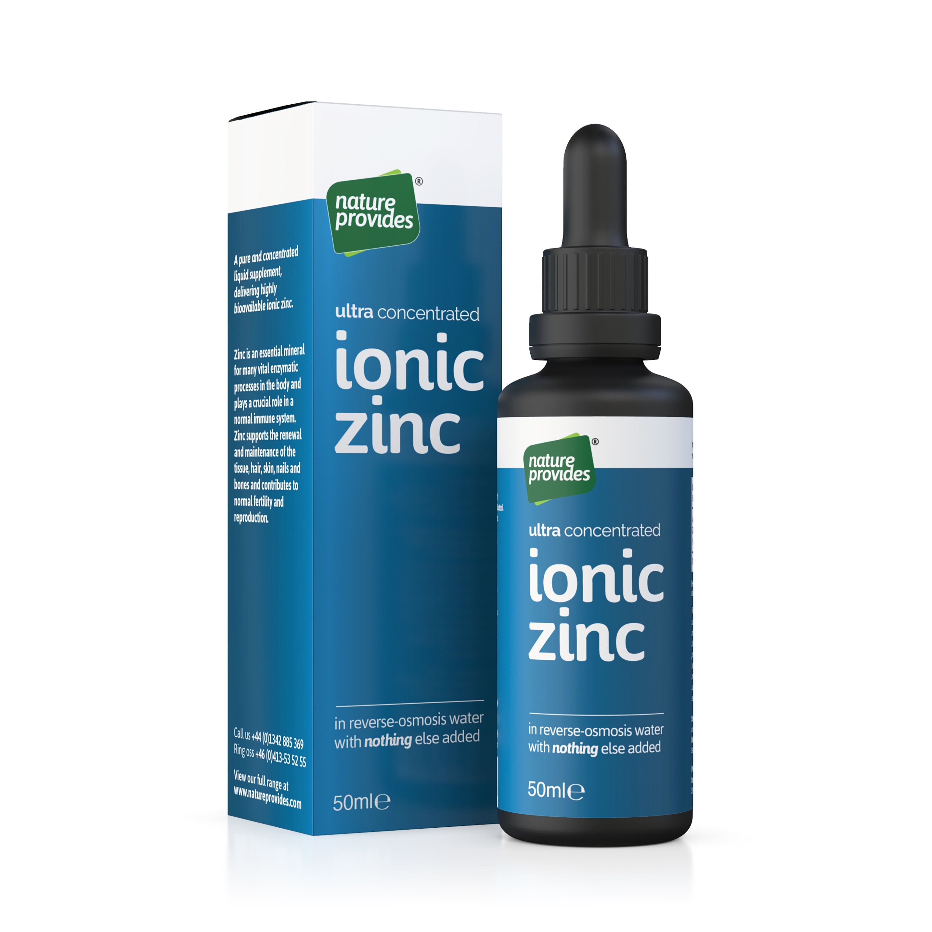 Ionic Zinc liquid 50ml från Nature Provides – vätskor