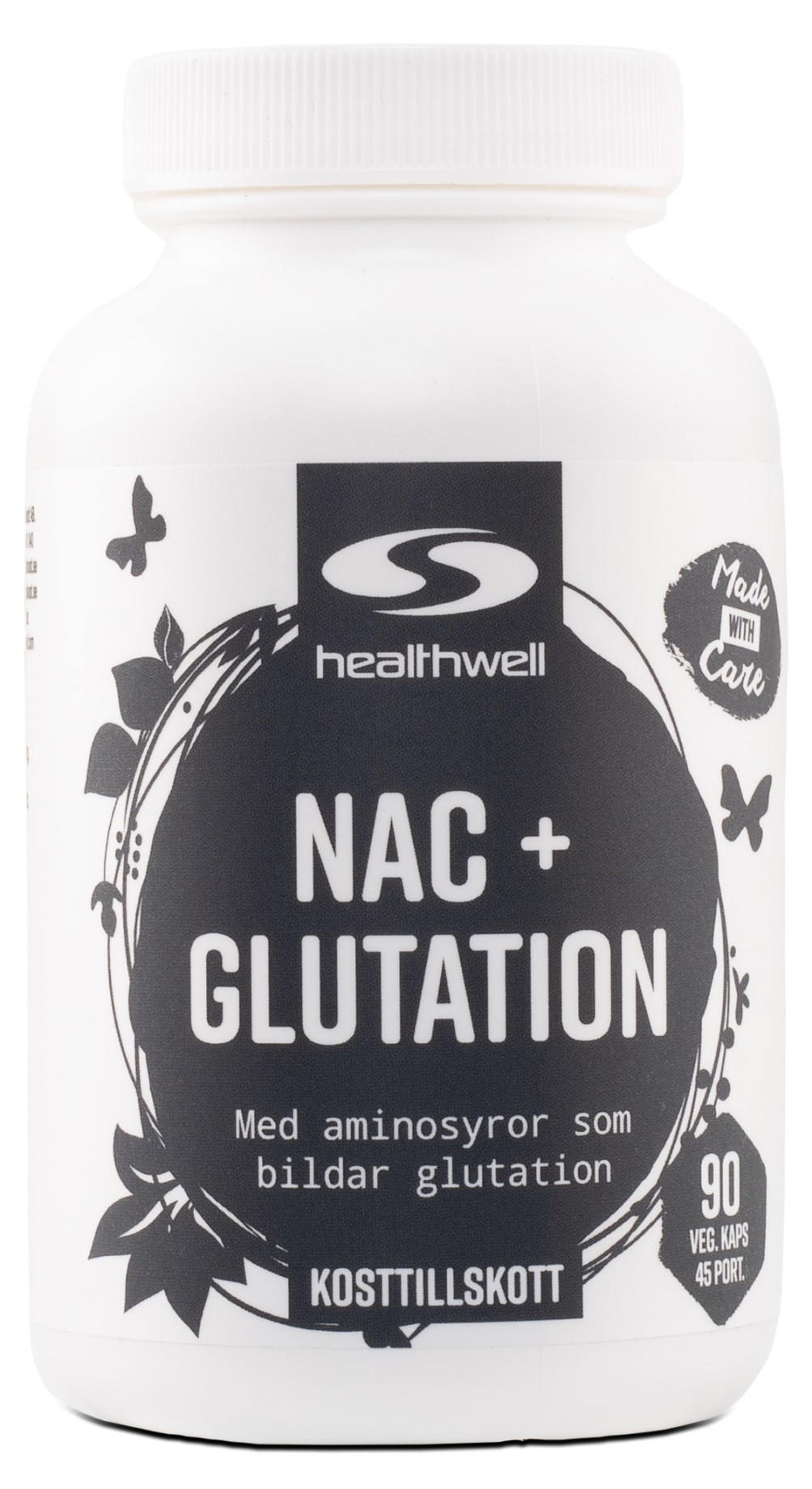 Healthwell NAC+Glutation från Healthwell – kapslar