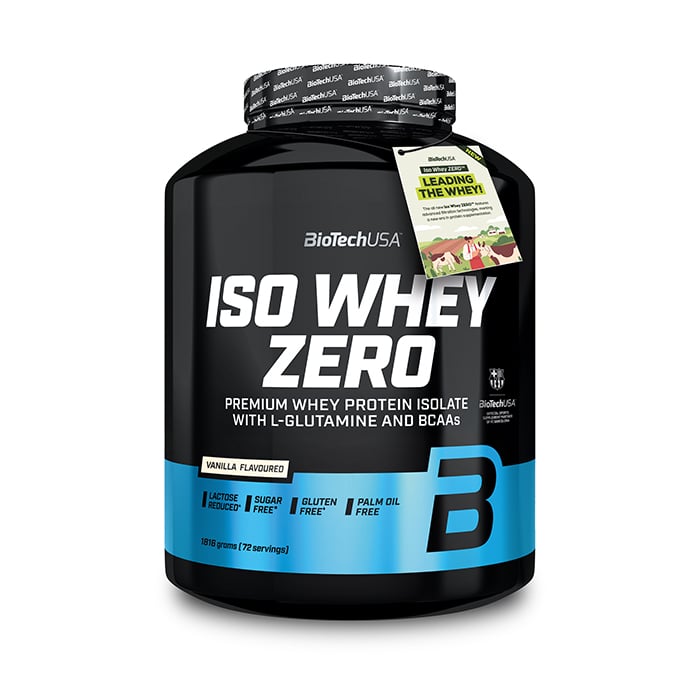 Iso Whey Zero Vassleproteinisolat 1816 g från Biotech USA – pulver