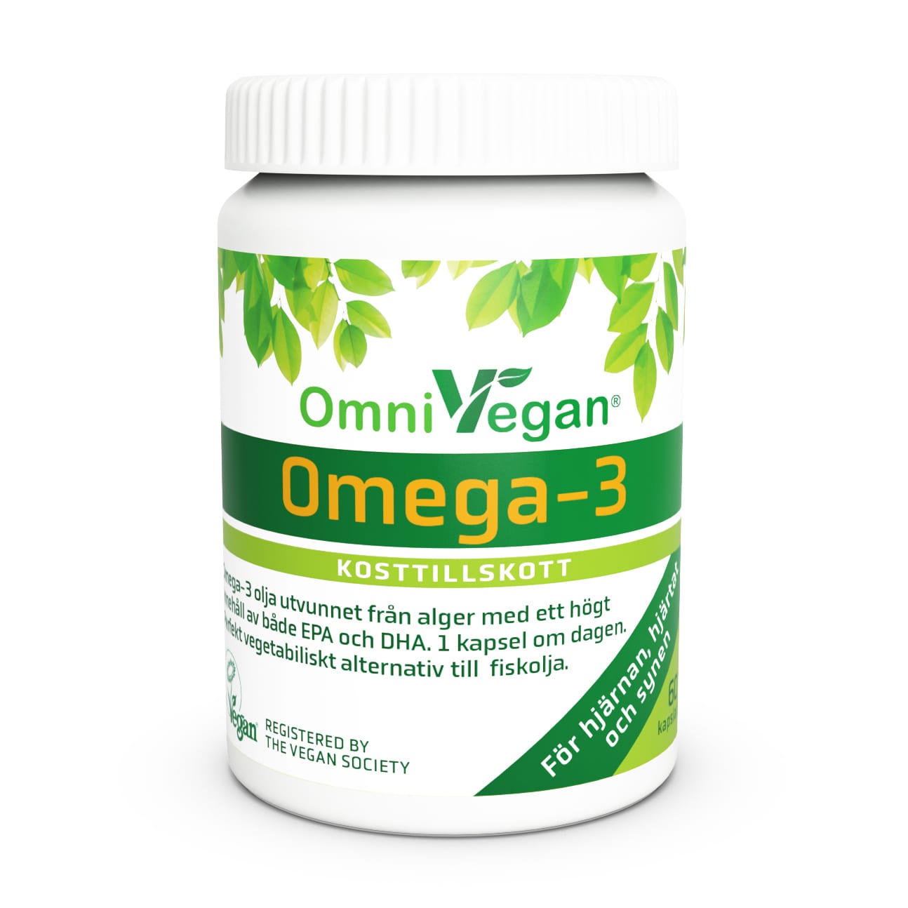 OmniVegan Omega-3 60 kapslar från Omnisym Pharma – kapslar